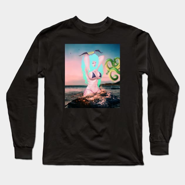 Beach Bunny Bulma Long Sleeve T-Shirt by JungXJung